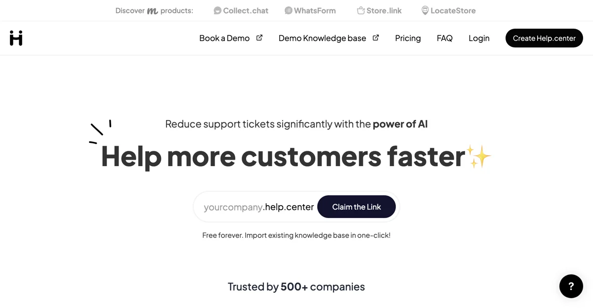 Enhance Customer Support with Help.center's AI Knowledge Base