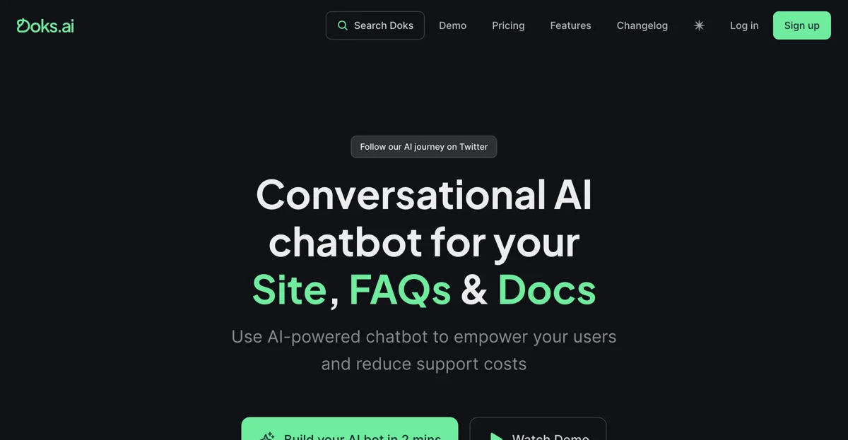 Doks.ai: AI Chatbot for Enhanced User Support