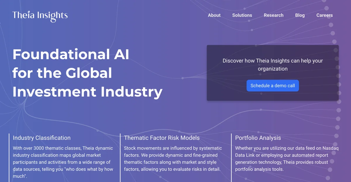 Theia Insights: Advanced Investment Analysis Tools