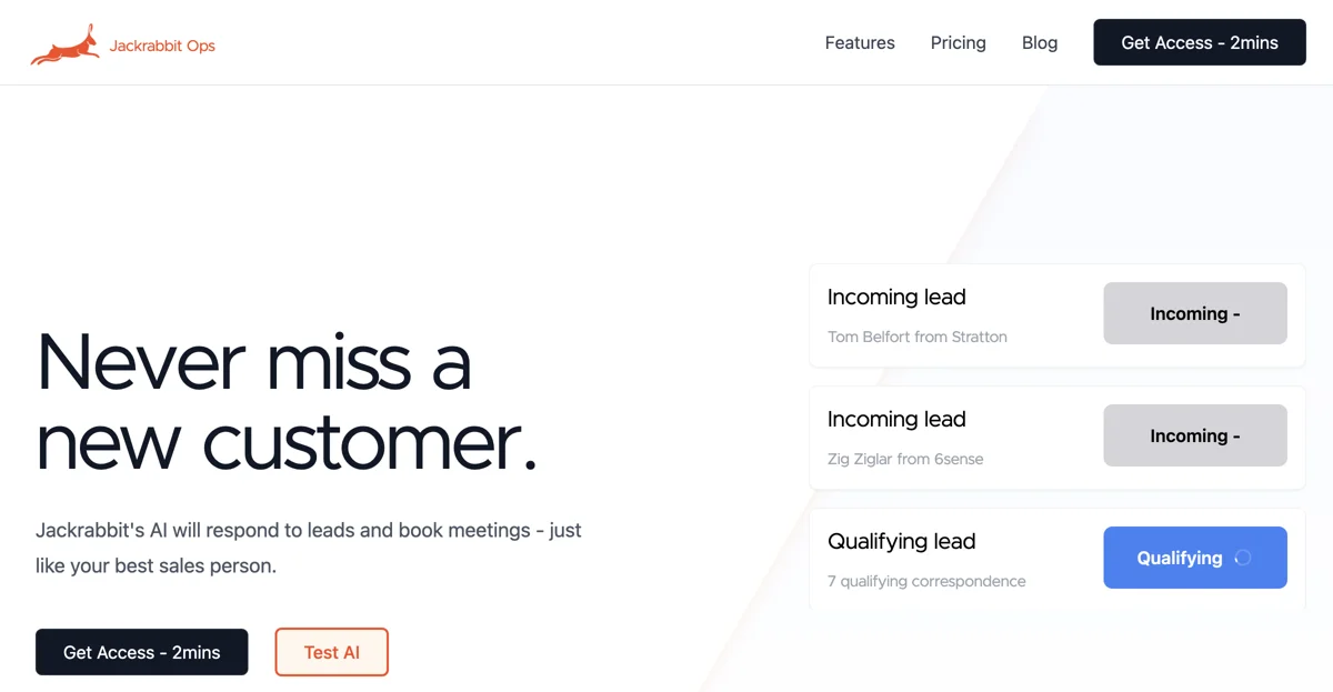 Jackrabbit Ops: Your AI Sales Assistant for Lead Generation