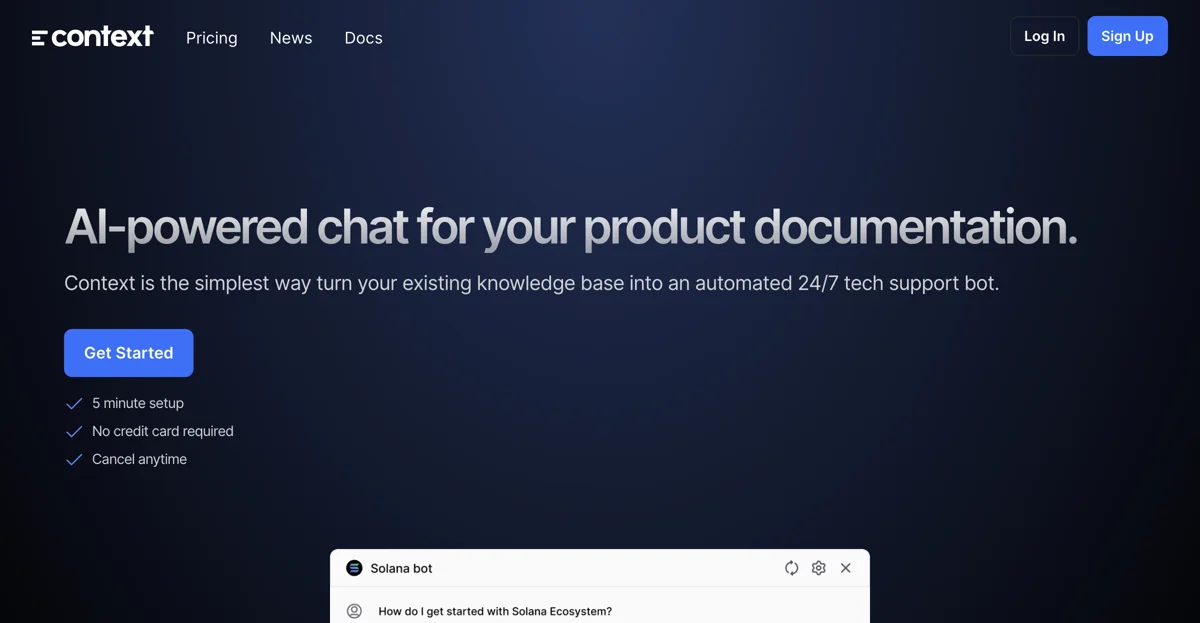 Context: AI-Powered Chat for Seamless Customer Support