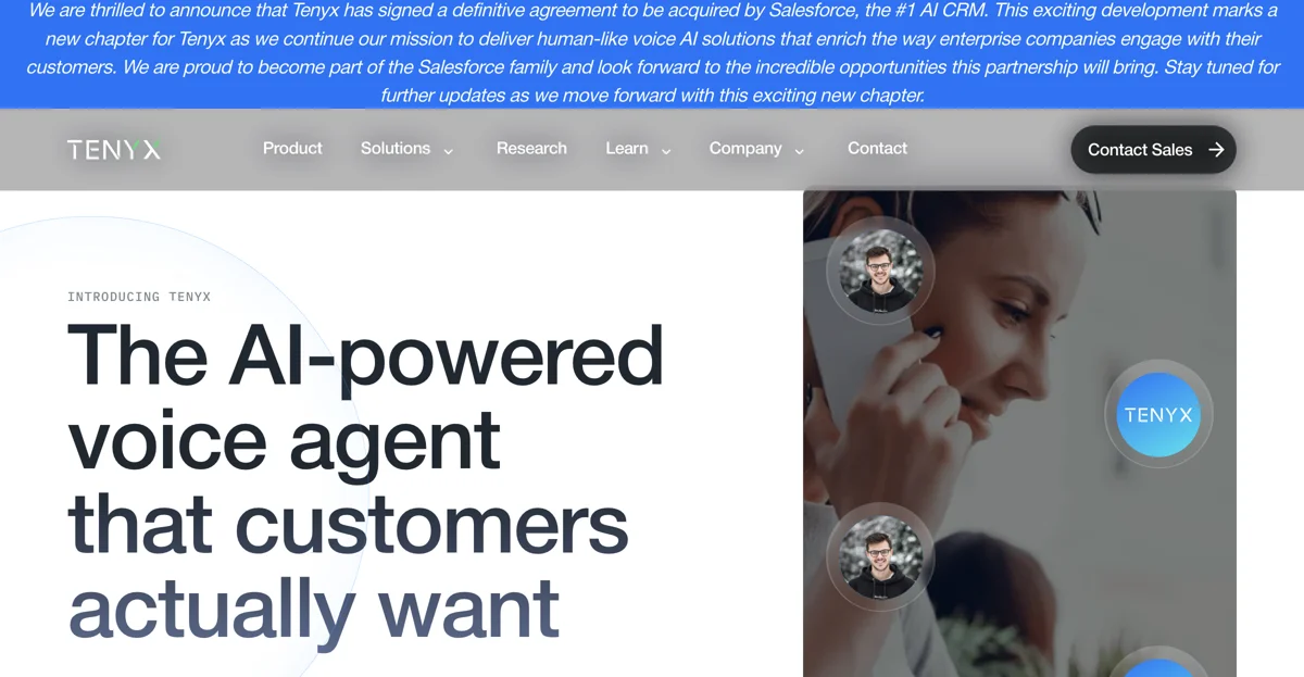 Tenyx: The AI Voice Agent Revolutionizing Customer Engagement