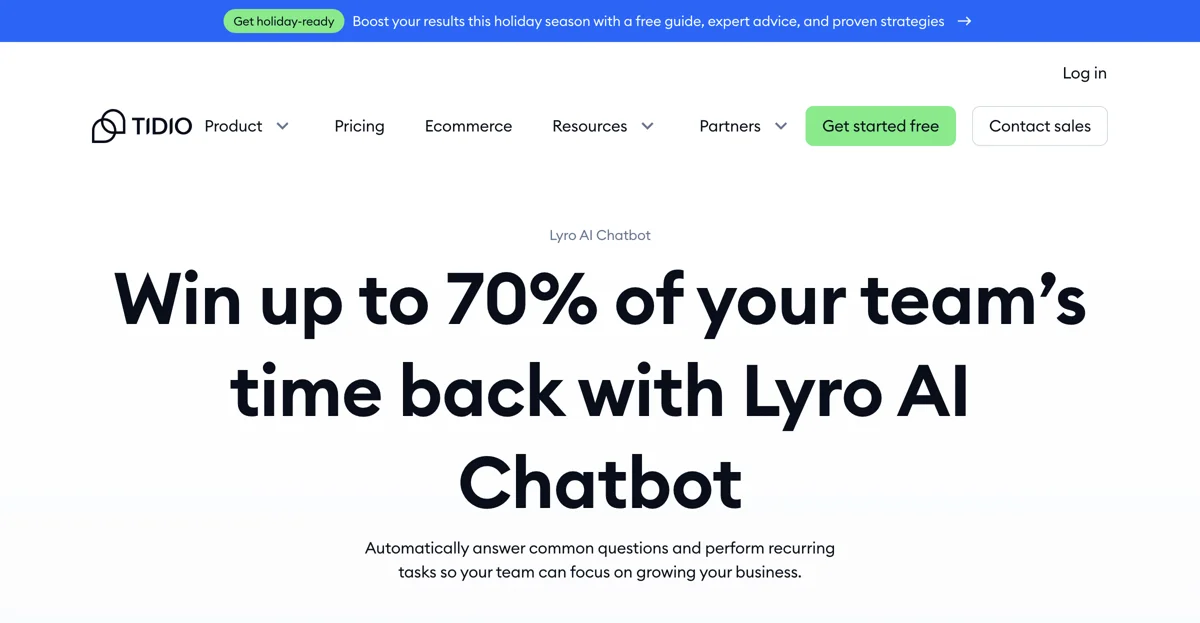 Boost Your Customer Service with Tidio AI Chatbot