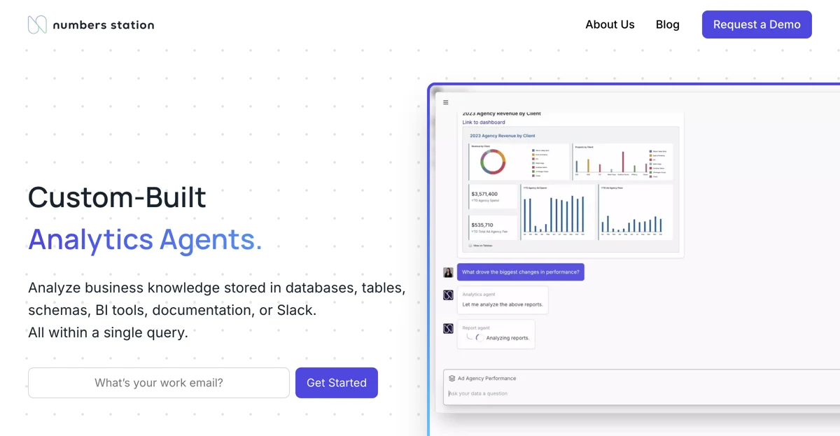 Unlock Data Insights with Numbers Station's AI Analytics