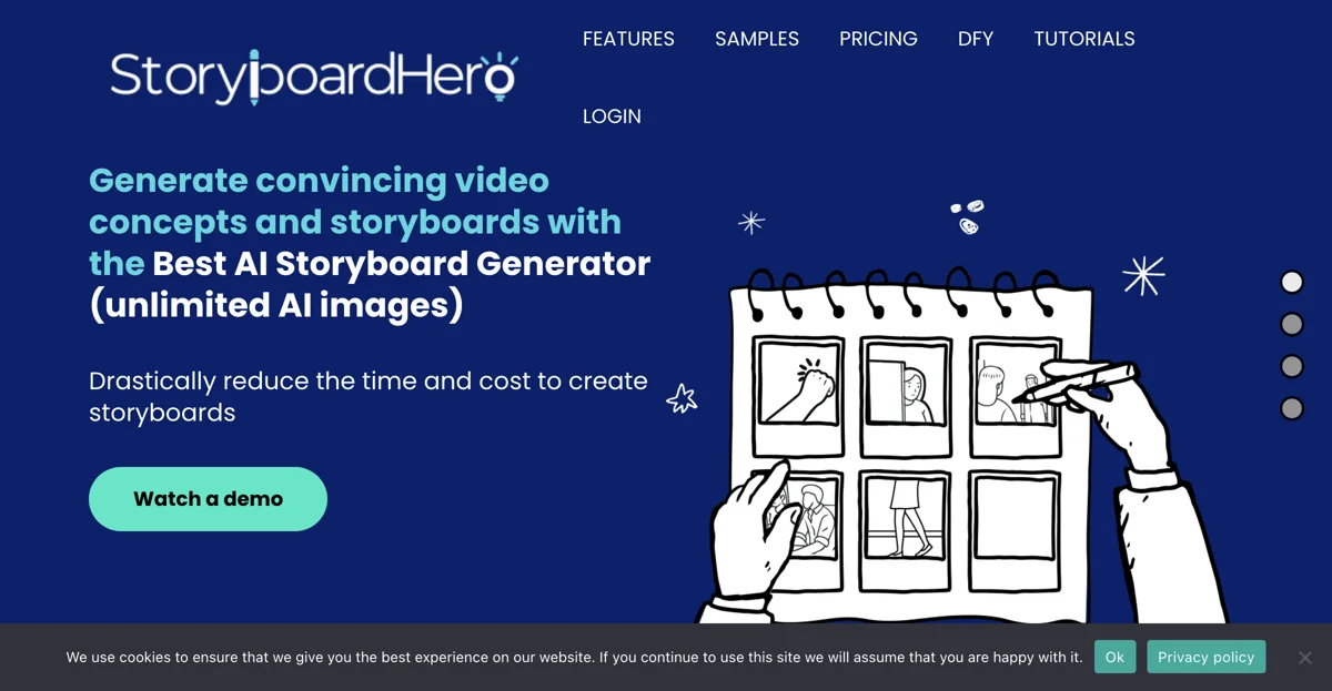 Công Cụ Tạo Storyboard AI - Tạo Storyboard Chỉ Trong Vài Phút - Storyboard Hero