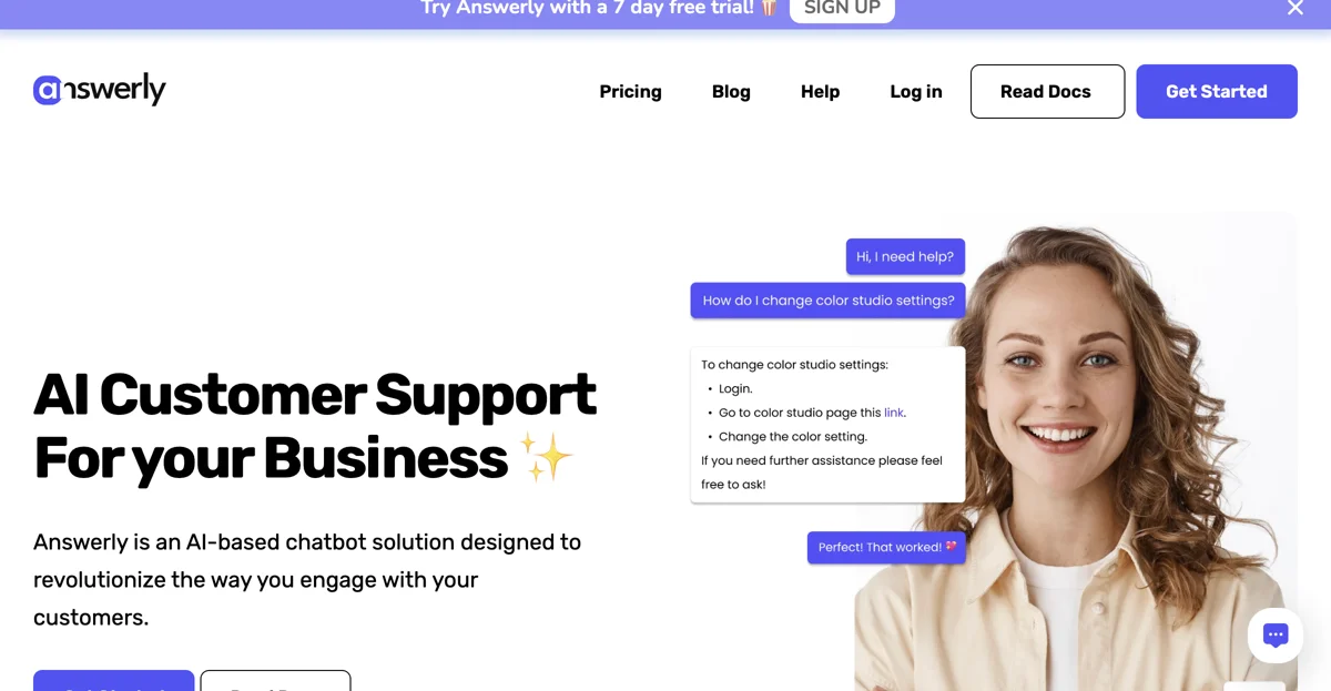 Answerly: The Ultimate AI Customer Support Solution