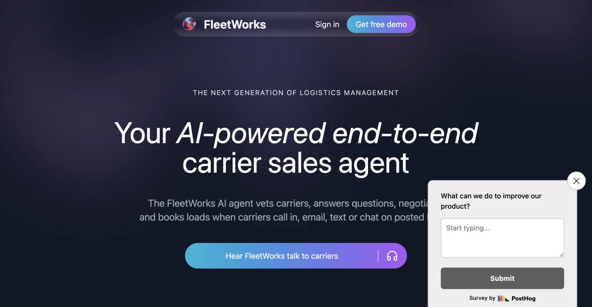 FleetWorks: Automate Your Brokerage with AI Logistics Management