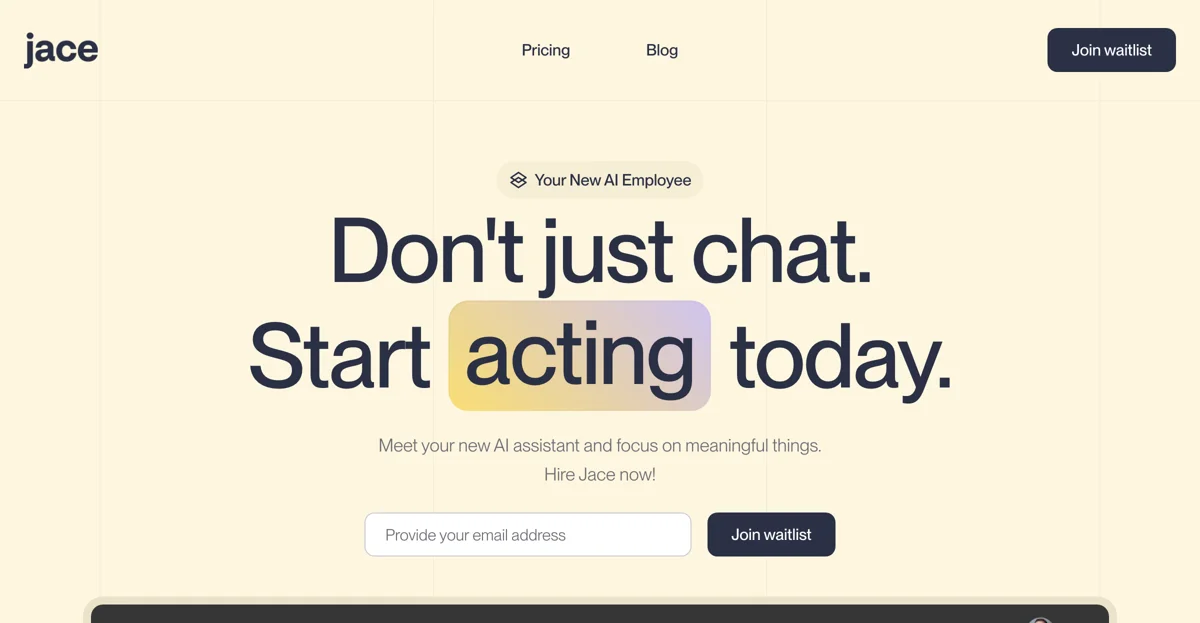 Discover Jace: Your Ultimate AI Assistant for Productivity