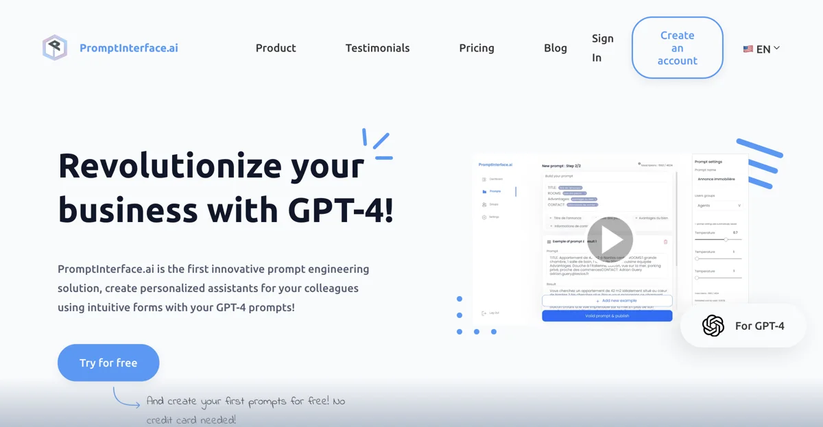 Unlock Productivity with PromptInterface.ai: Your AI Assistant Solution