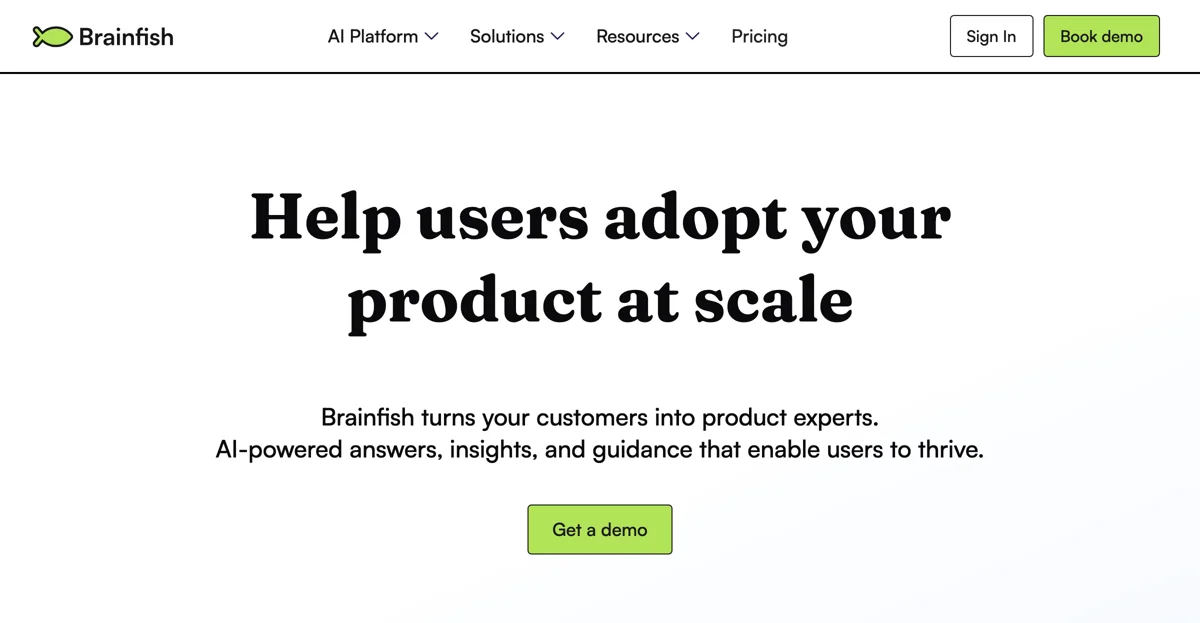 Brainfish: Revolutionizing Product Adoption with AI