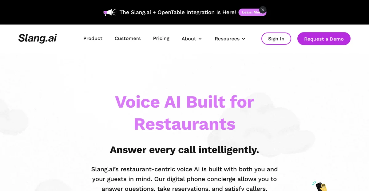 Slang.ai: The Ultimate Voice AI for Restaurants