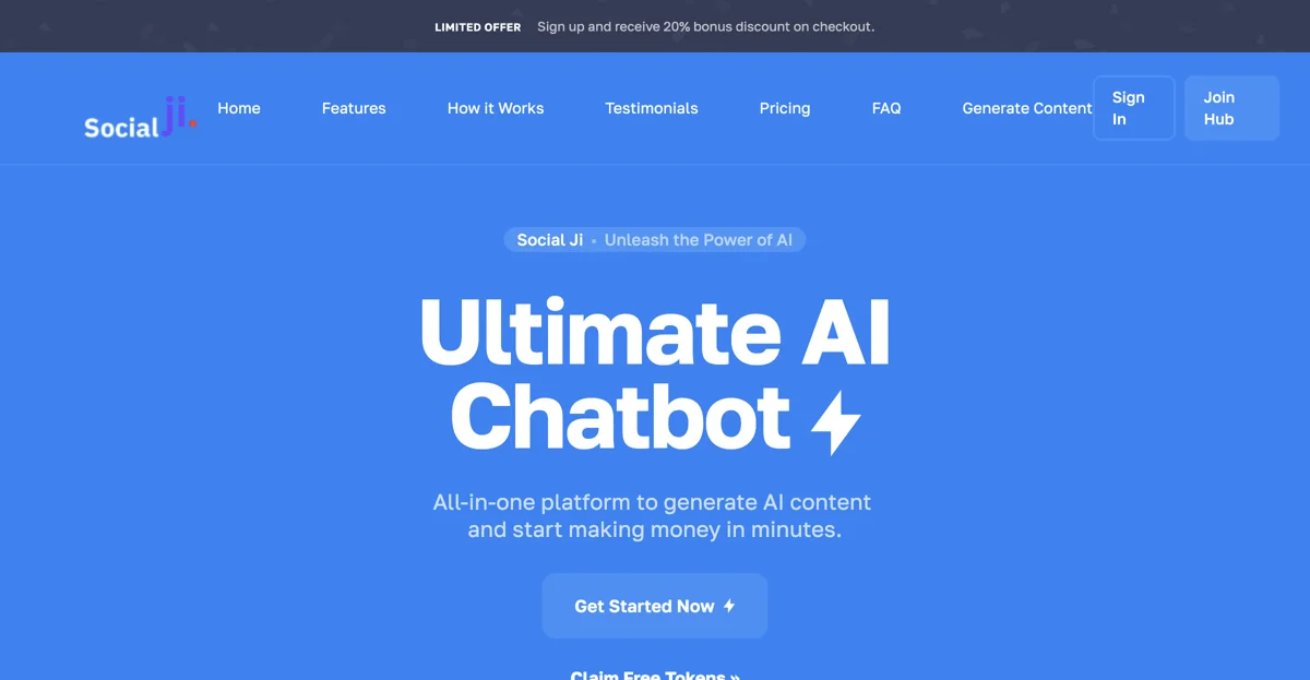 Social Ji: The Ultimate AI Marketing Tool for Your Business