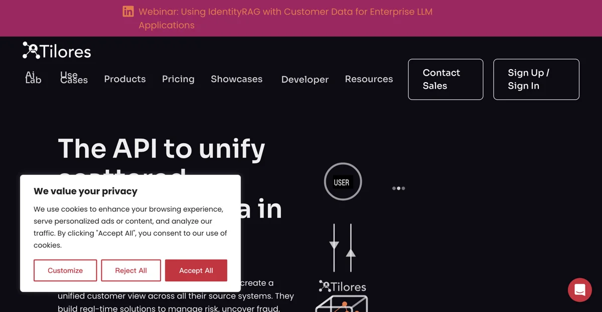 Tilores: Unify Customer Data in Real-Time with Powerful API