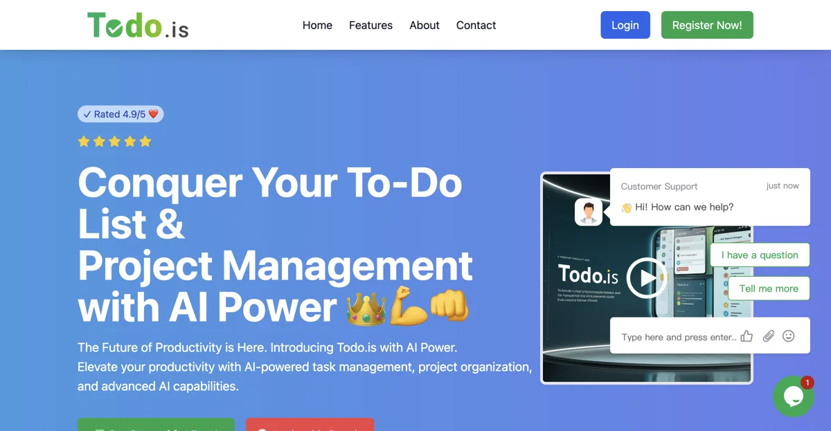 Todo.is: Elevate Your Productivity with AI Power