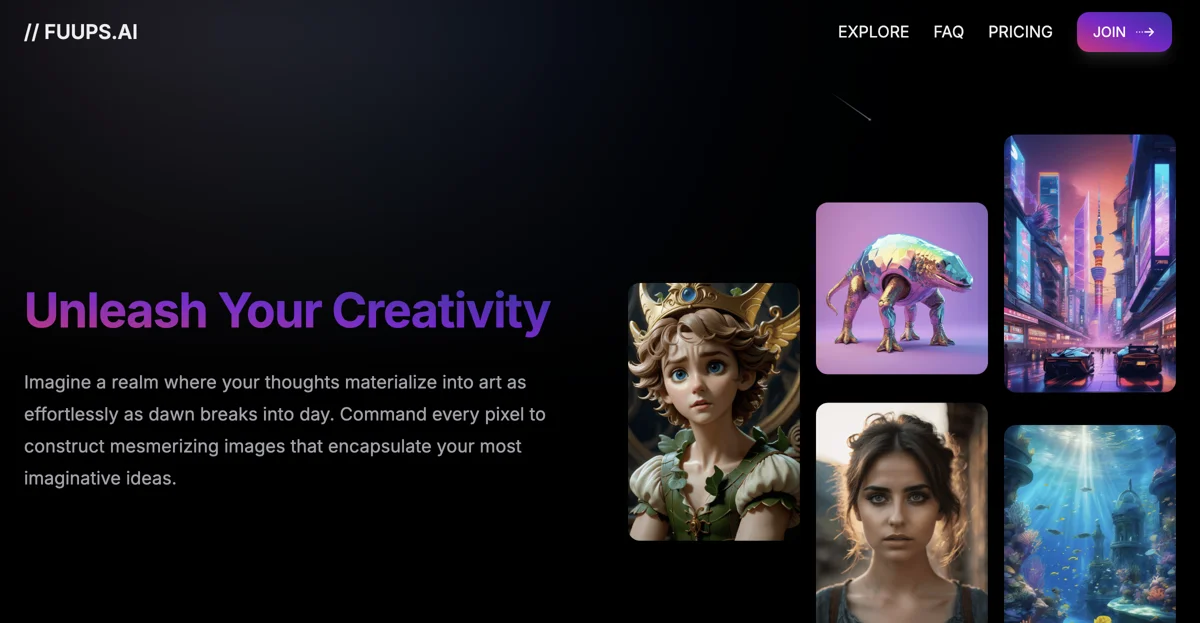 FUUPS.AI - Unleash Your Creativity with AI Art