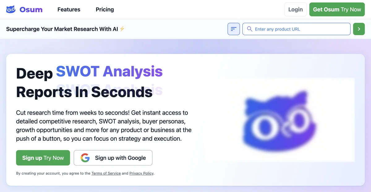 Osum: Supercharge Your Market Research with AI