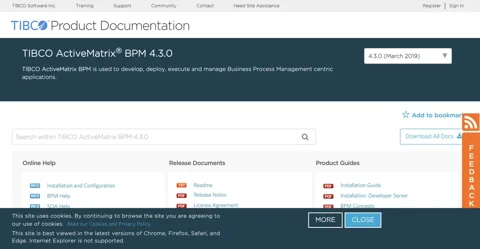 TIBCO Product Documentation