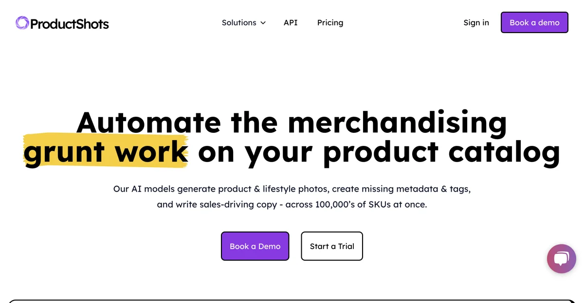 ProductShots.ai: AI Catalog Automation for eCommerce