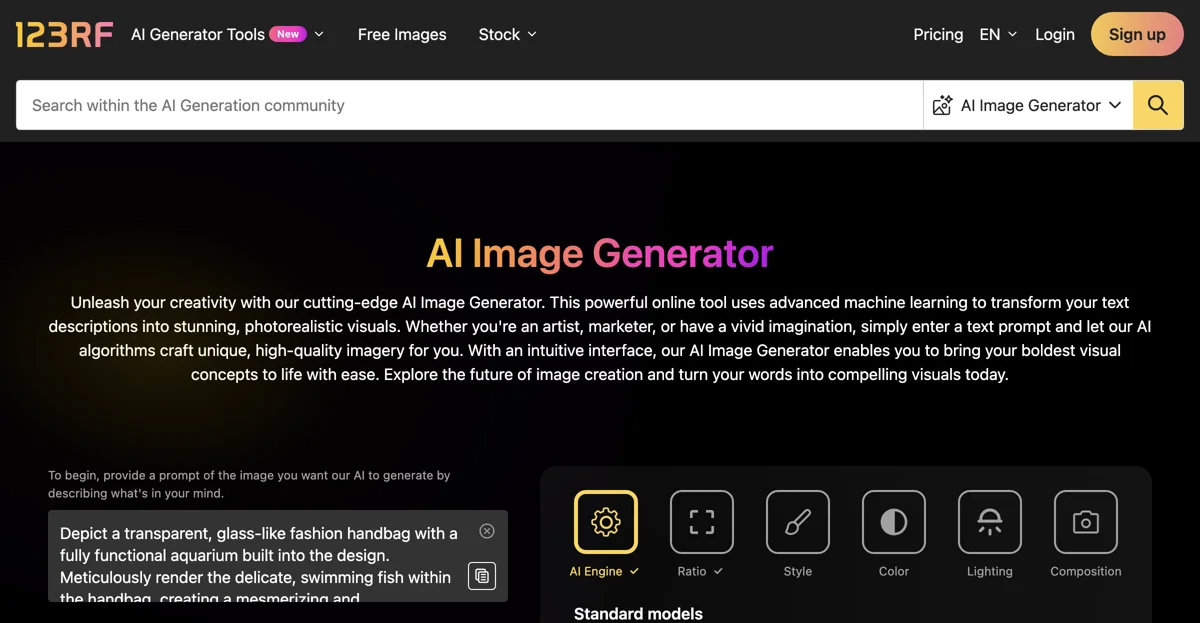 AI Image Generator: Create Stunning Visuals from Text