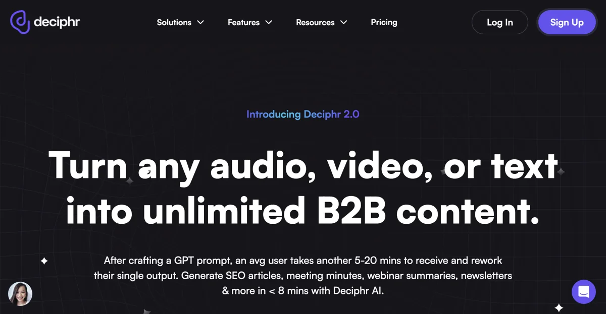 Deciphr: Automate Your B2B Content Creation