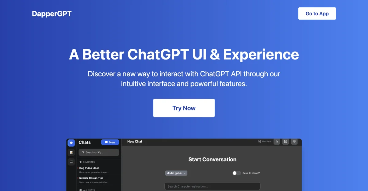 DapperGPT: Elevate Your ChatGPT Experience with Ease