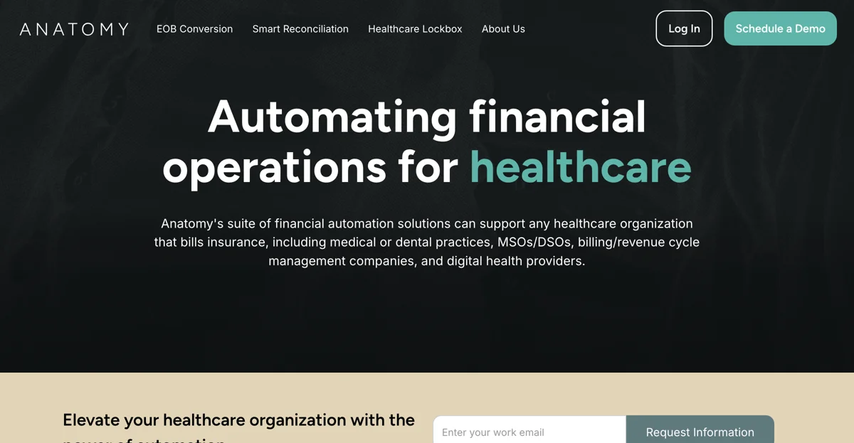 Anatomy: Streamline Healthcare Financial Operations with Automation