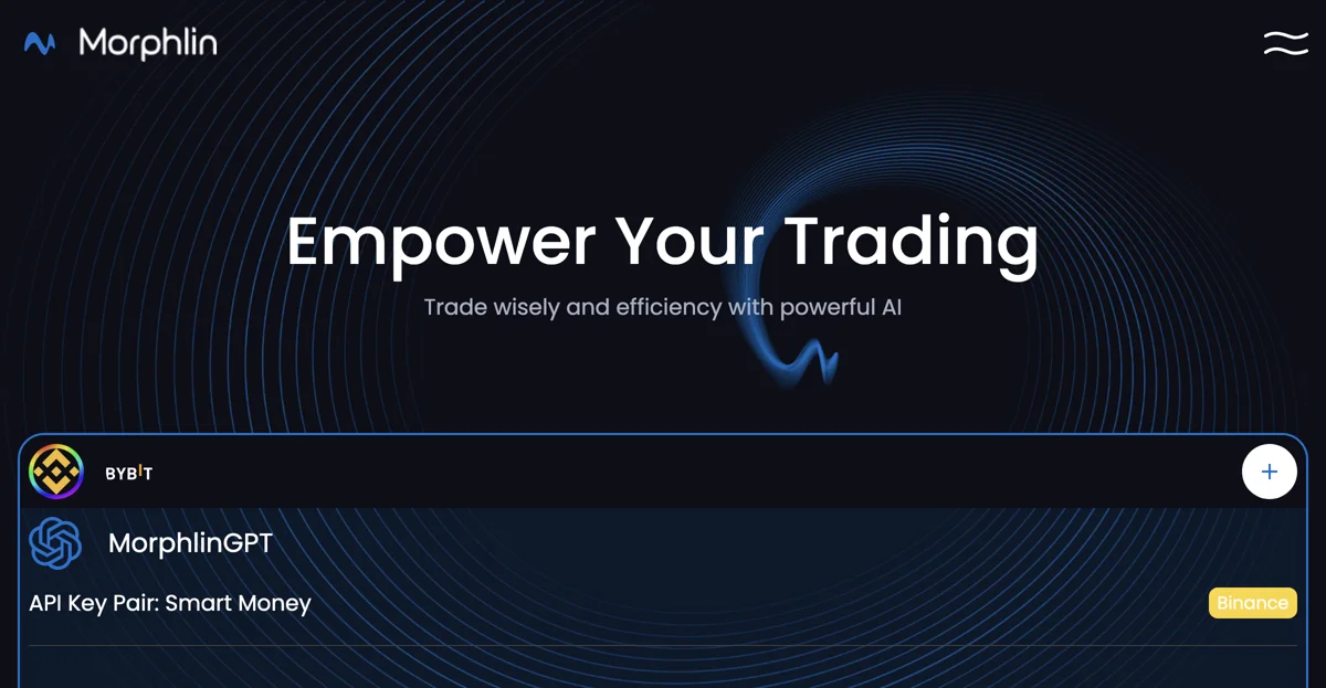 Morphlin - Empower Your Trading with AI Tools