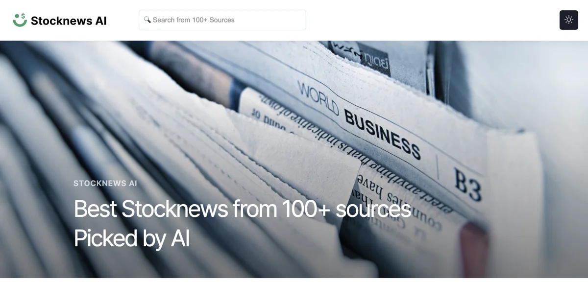 Discover Stocknews AI: AI-Picked Stock News for Investors