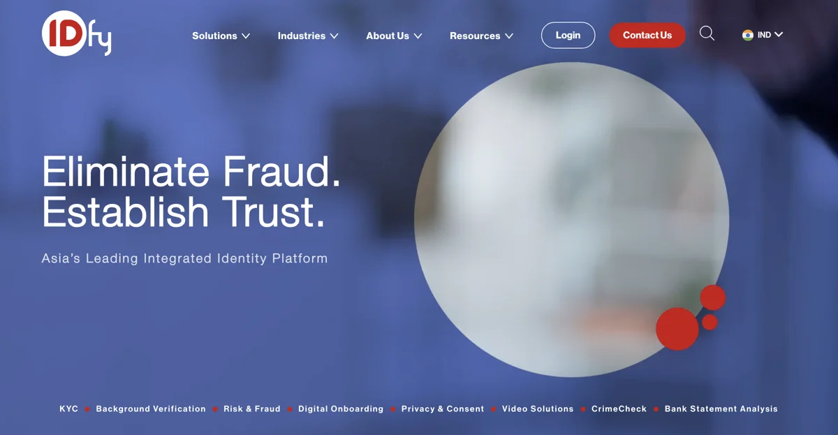 IDfy: Leading Integrated Identity Platform for KYC & Fraud Prevention