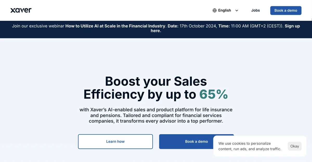 Boost Your Sales Efficiency with Xaver's AI Platform