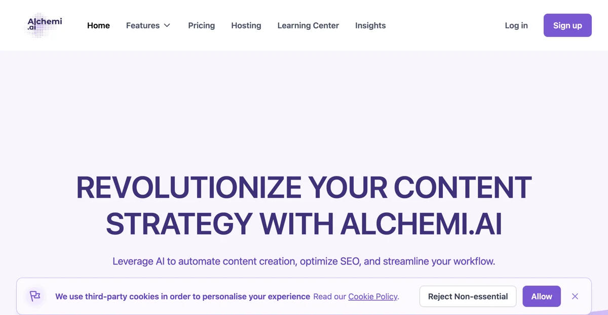 Alchemi.ai: Elevate Your Content Strategy with AI