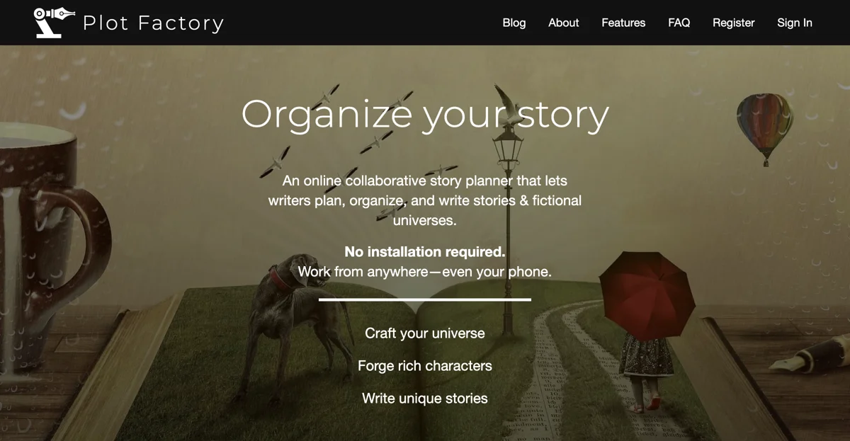 Plan Your Stories with Plot Factory: The Ultimate Writing Tool