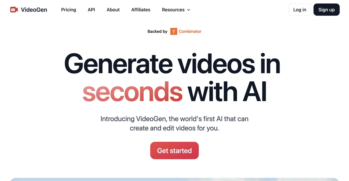 VideoGen: Create Stunning Videos in Seconds with AI