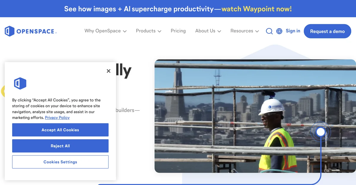 OpenSpace: AI-Powered Reality Capture for Construction