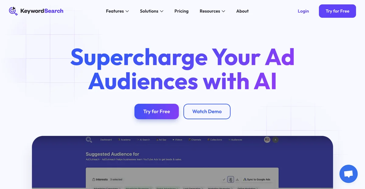 KeywordSearch: Supercharge Your Ad Audiences with AI