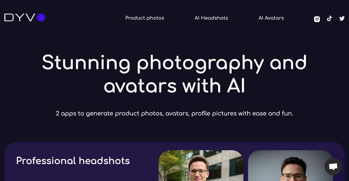 Transform Your Profile with DYVO's AI Headshots & Avatars