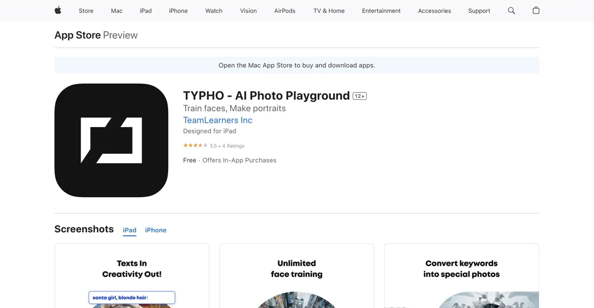 Explore TYPHO - AI Photo Playground: Create Stunning Images