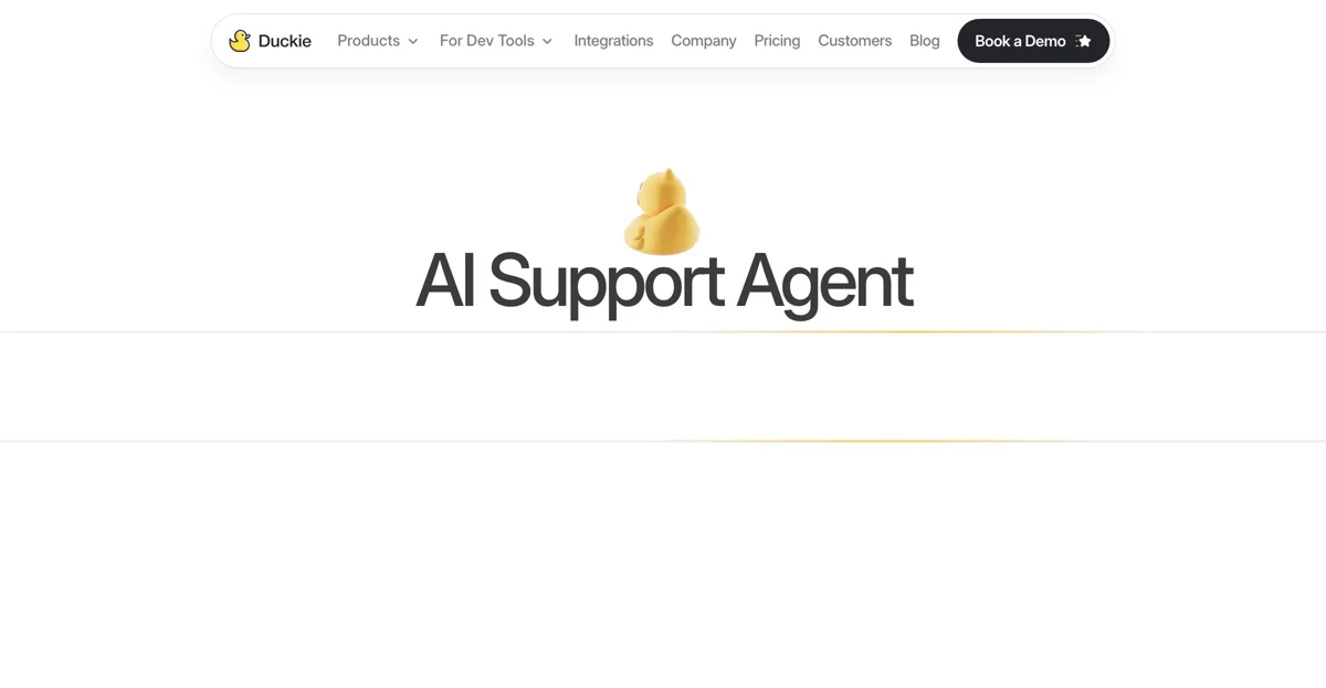 Duckie: Transforming B2B SaaS Customer Support with AI