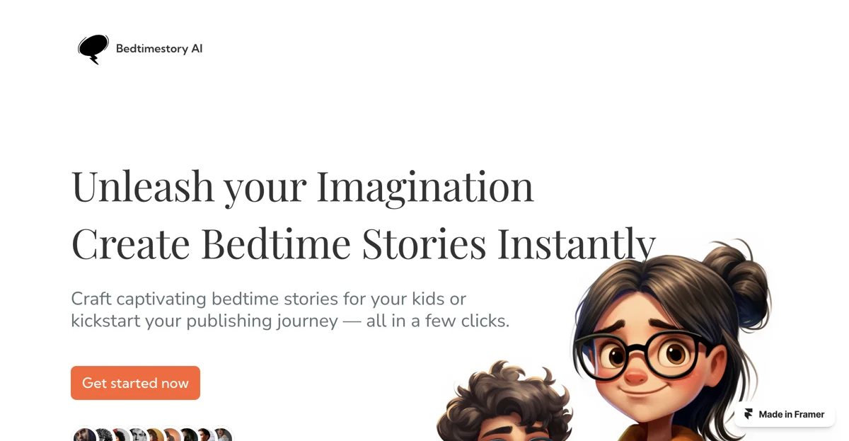 Create Magical Bedtime Stories with Bedtimestory AI