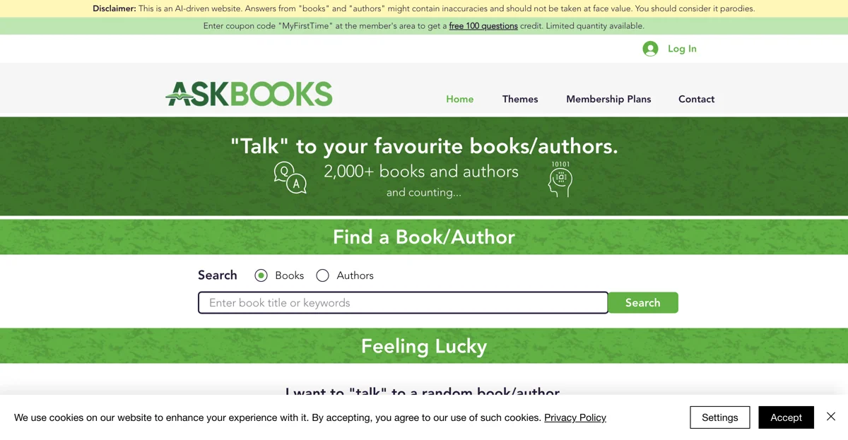 Explore Books with AI: AskBooks - Your Literary Companion