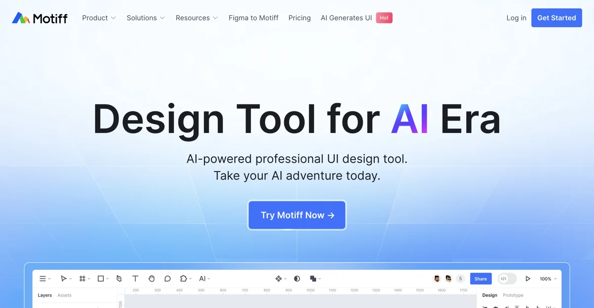 Motiff: The Ultimate AI-Powered UI Design Tool