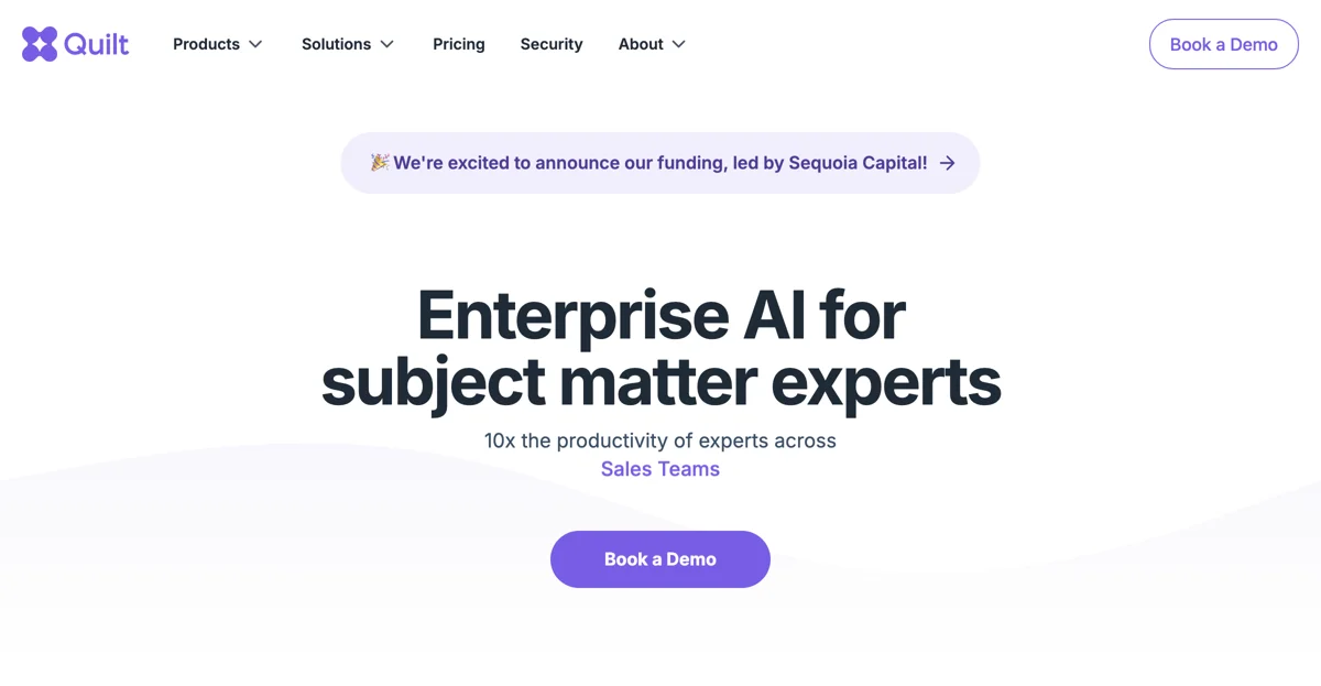 Quilt: The Ultimate AI Tool for Technical Sales Efficiency