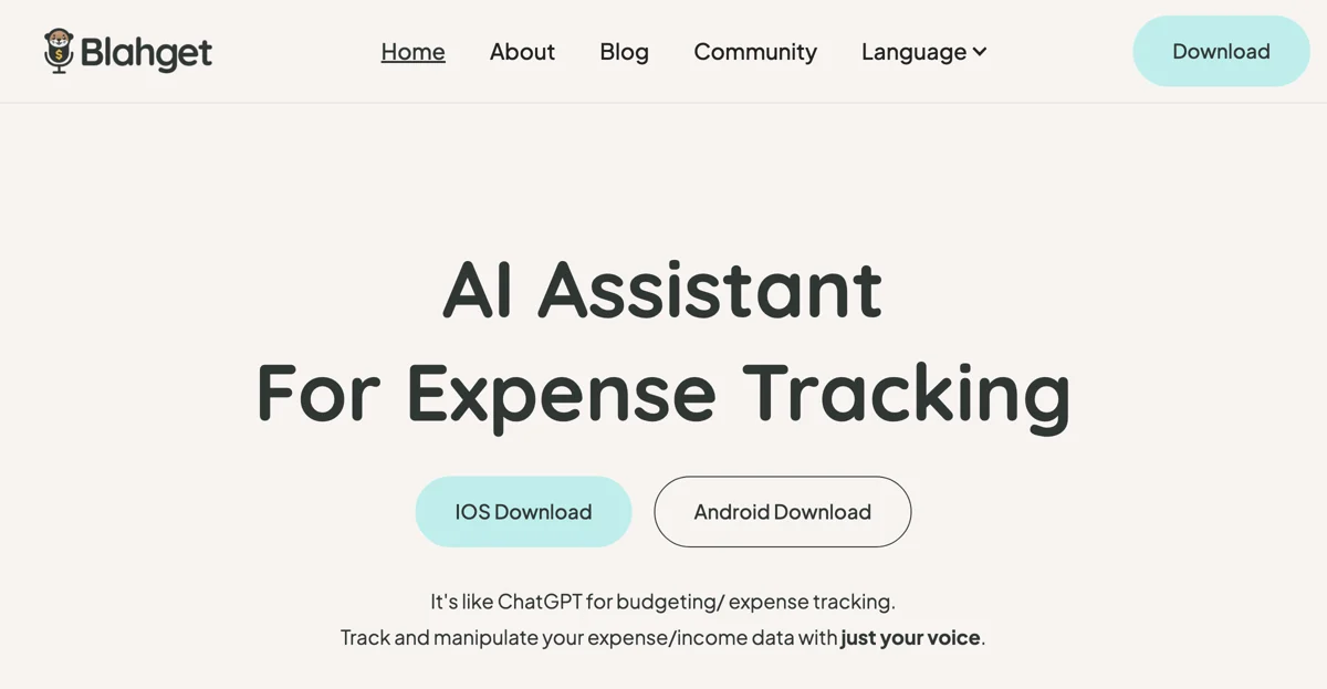 Blahget: Your Smart AI Voice-Driven Budgeting Assistant