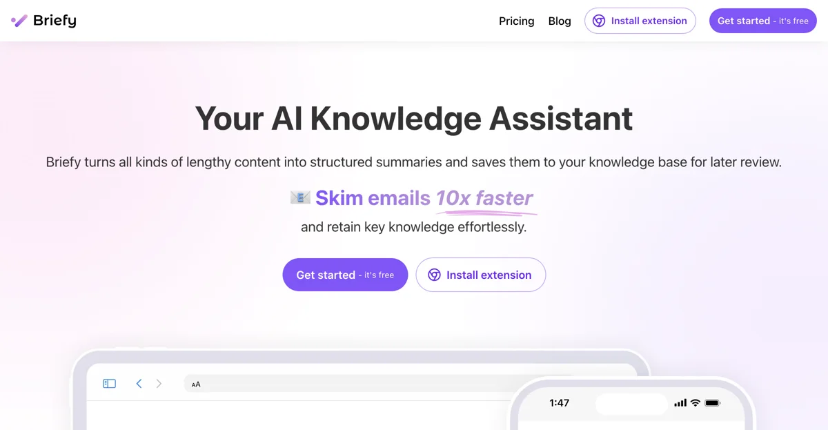 Briefy - Your AI Knowledge Assistant