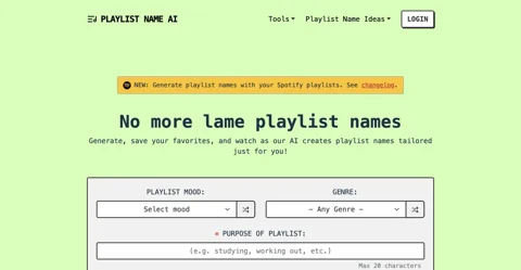 Playlist Name AI