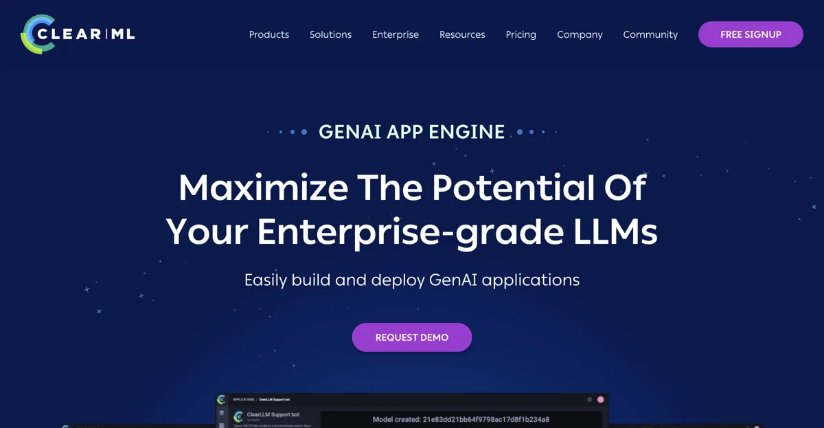 Unlock Enterprise-Grade LLMs with ClearML GenAI App Engine