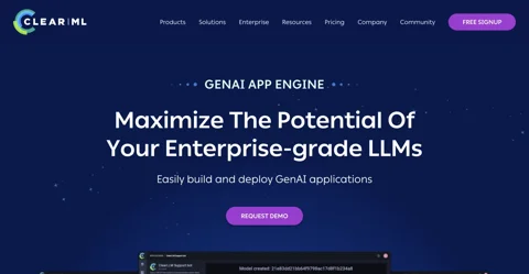 ClearML GenAI App Engine