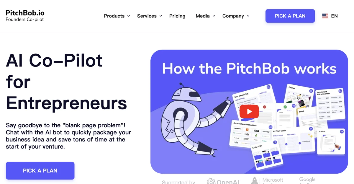 PitchBob: AI Pitch Deck Generator & Startup Co-Pilot