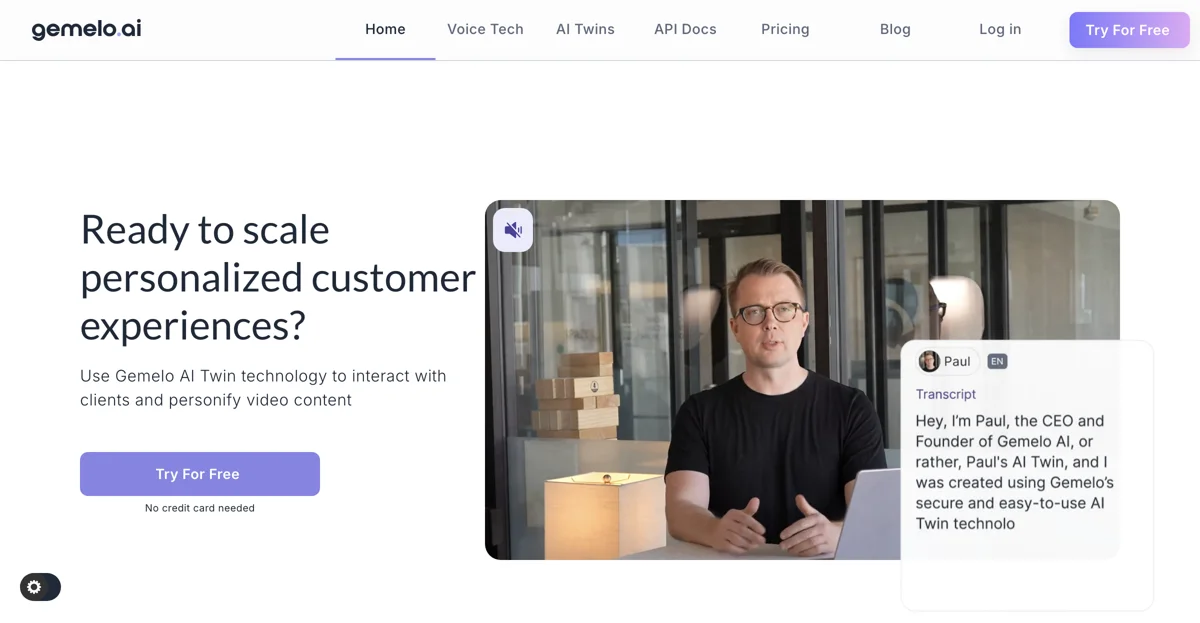 Gemelo AI: Transforming Customer Engagement with AI Twins