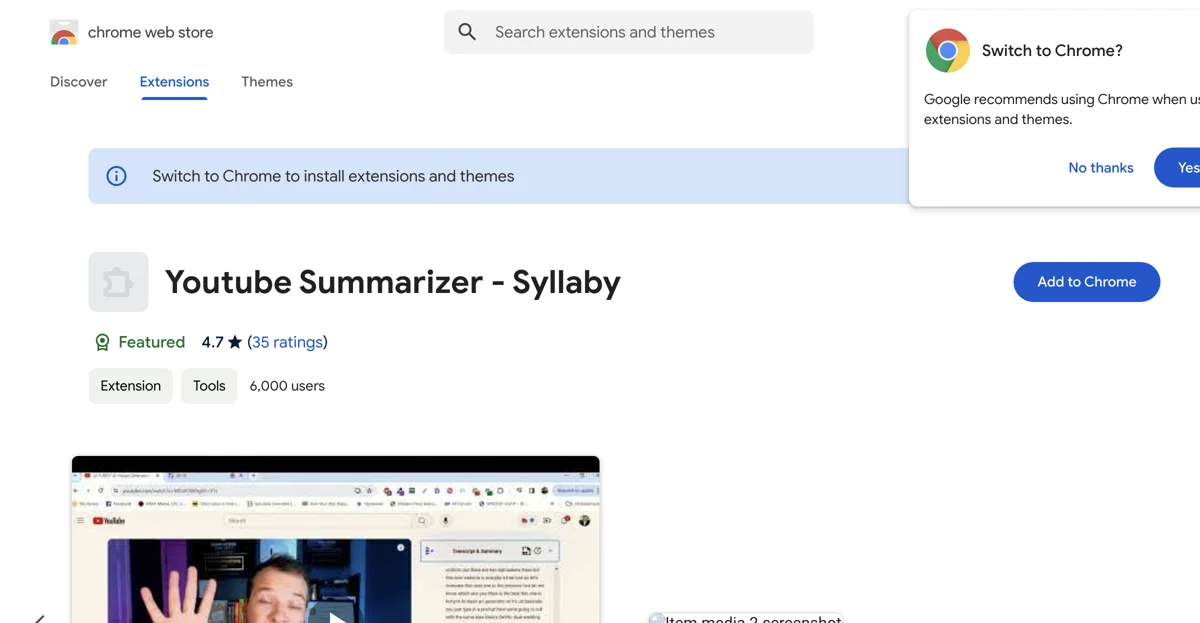 Syllaby: The Ultimate YouTube Video Summarizer Extension